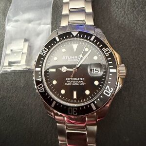 Stührling Original Silver Dive Watch